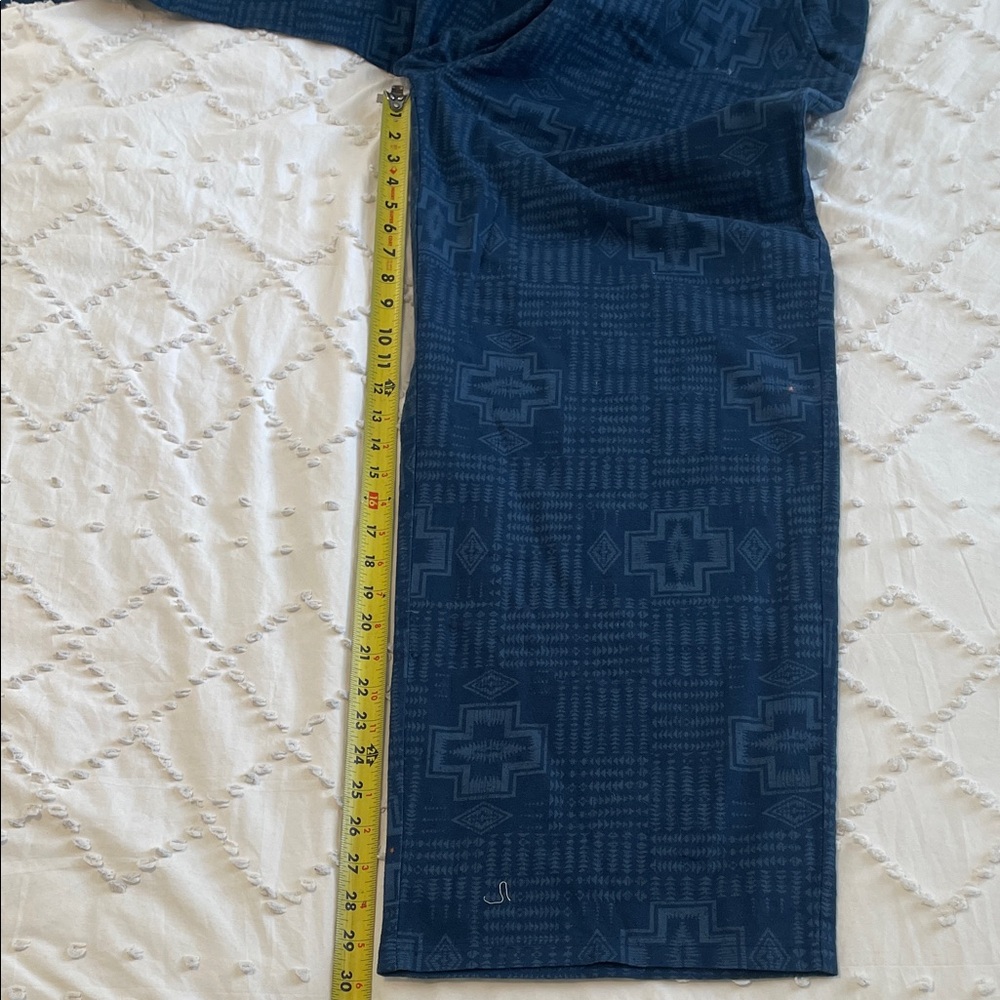 Pendleton Men's Blue Patterned drawstring Pants n… - image 12